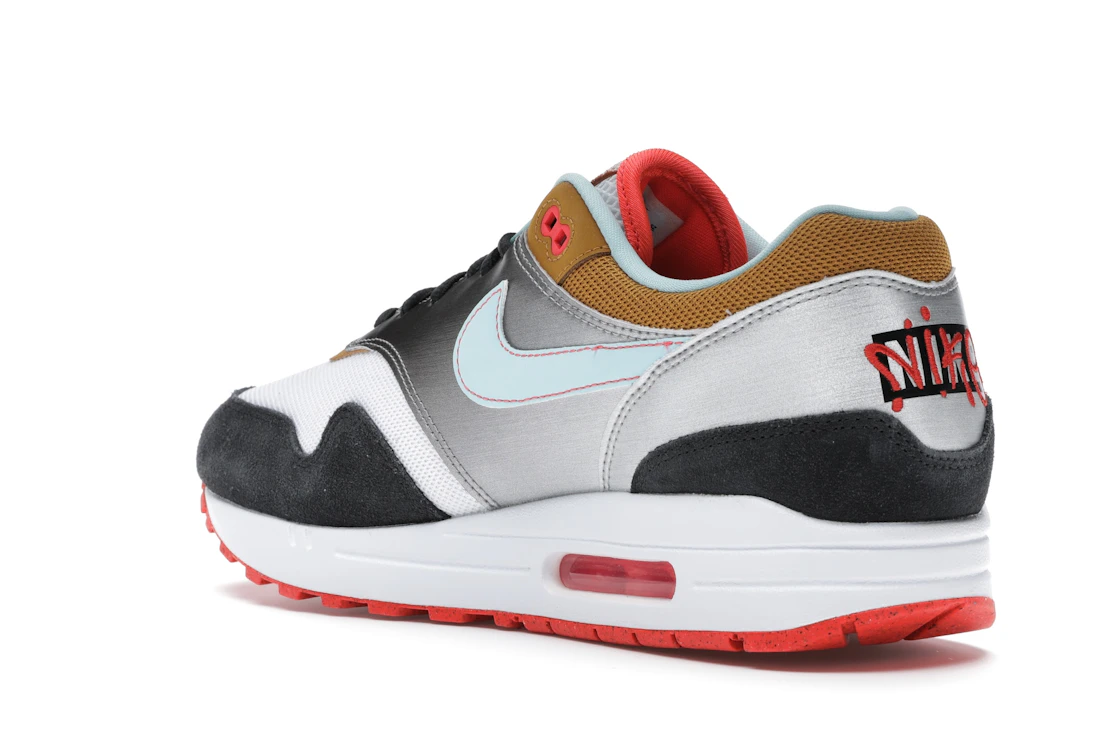Vue 24 de Nike Air Max 1 Graffiti Logo
