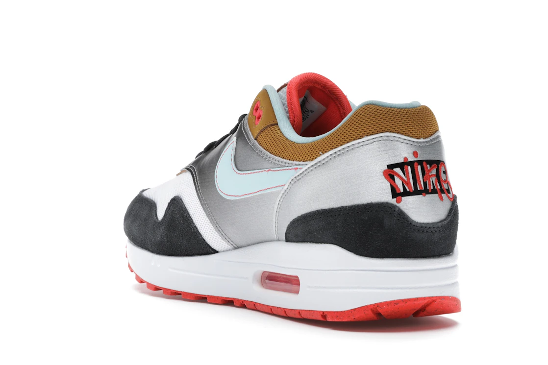 Vue 25 de Nike Air Max 1 Graffiti Logo