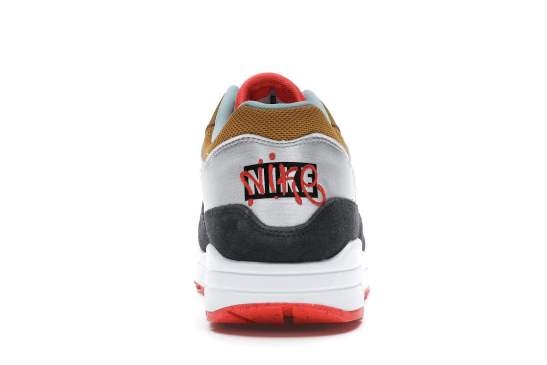 Vue 28 de Nike Air Max 1 Graffiti Logo