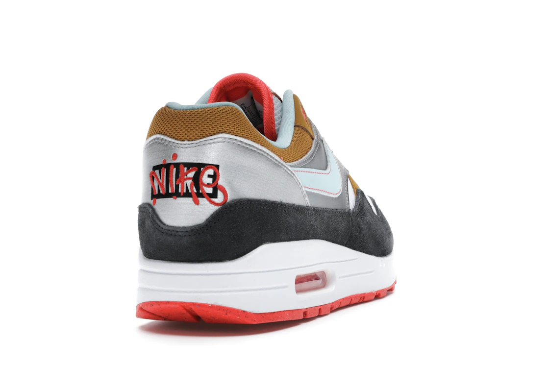 Vue 30 de Nike Air Max 1 Graffiti Logo