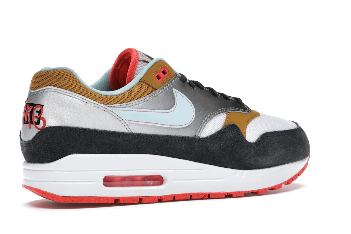 Vue 34 de Nike Air Max 1 Graffiti Logo