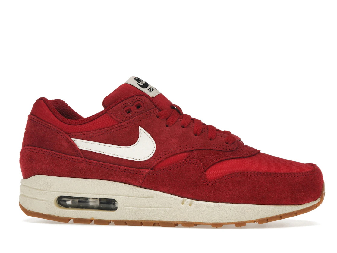 Vue 2 de Nike Air Max 1 Gym Red Sail