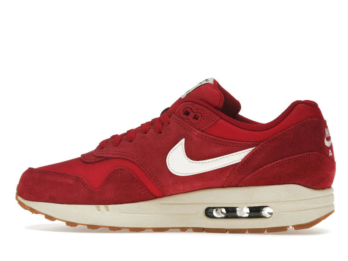 Vue 20 de Nike Air Max 1 Gym Red Sail