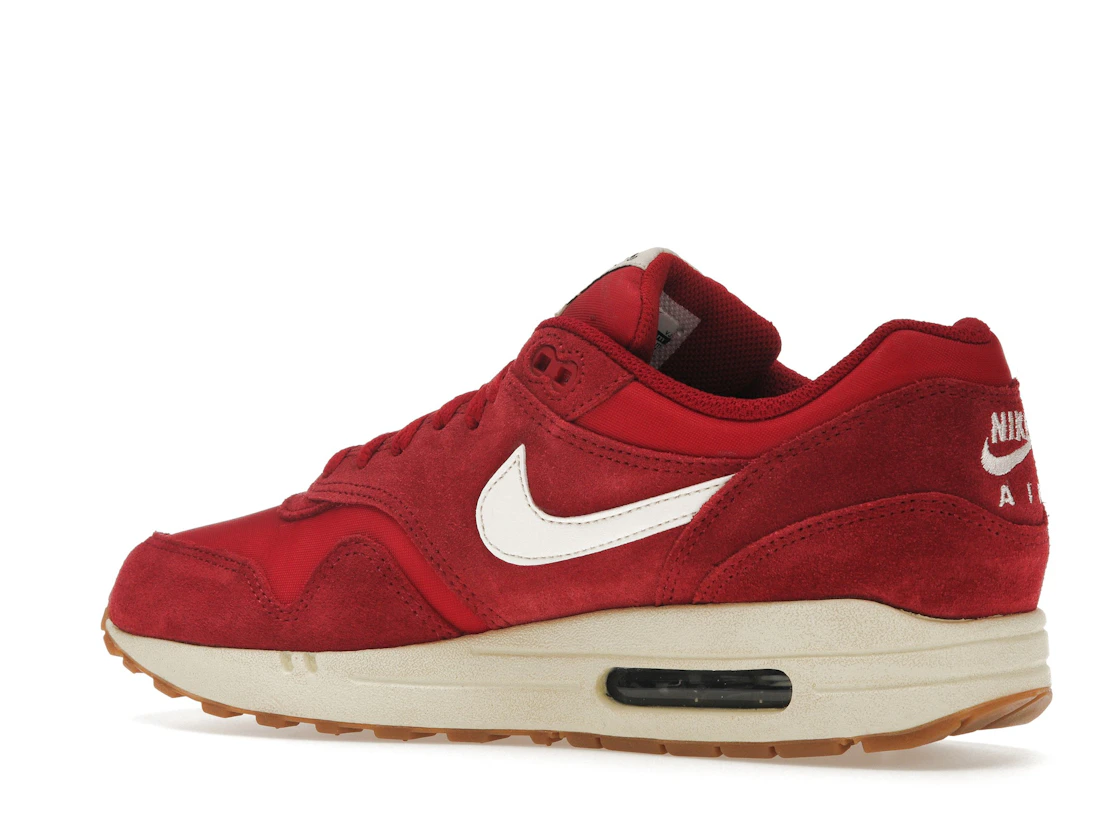 Vue 22 de Nike Air Max 1 Gym Red Sail