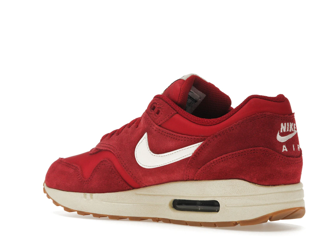 Vue 23 de Nike Air Max 1 Gym Red Sail