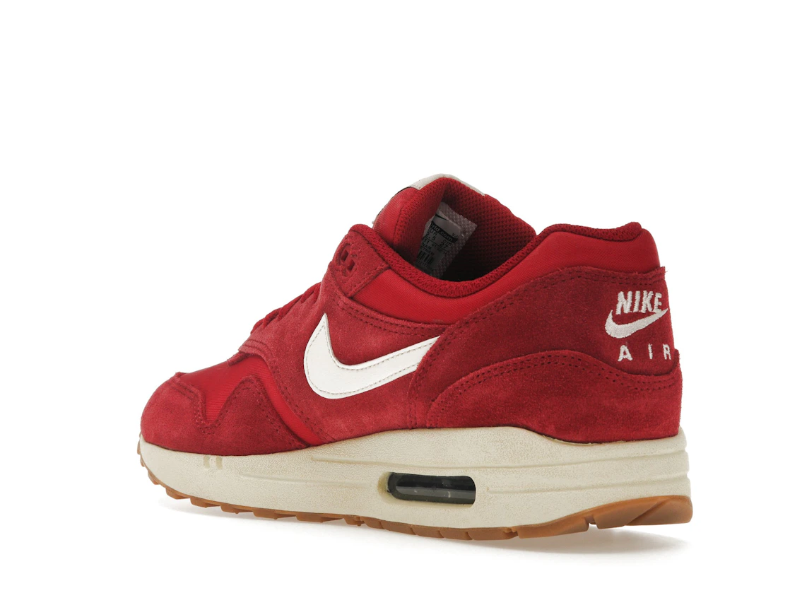 Vue 24 de Nike Air Max 1 Gym Red Sail