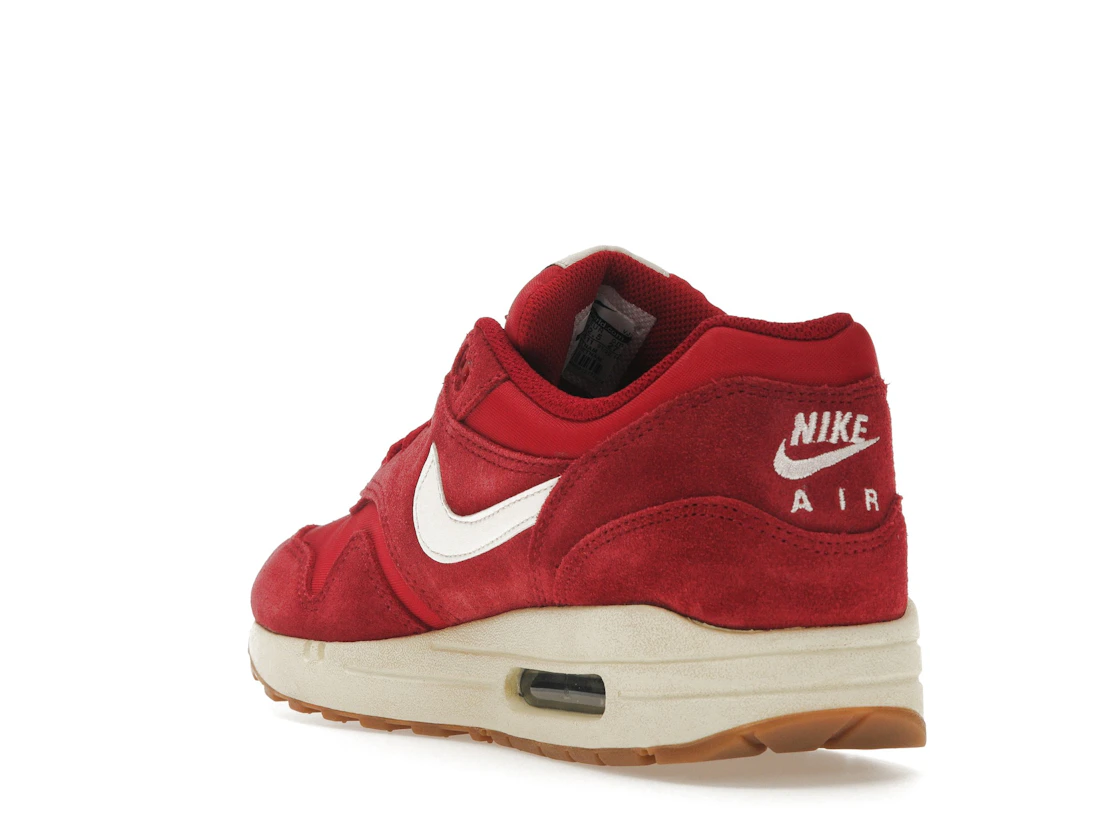 Vue 25 de Nike Air Max 1 Gym Red Sail