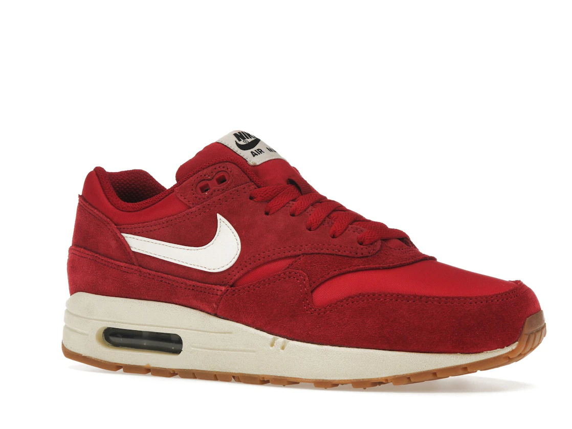 Vue 4 de Nike Air Max 1 Gym Red Sail