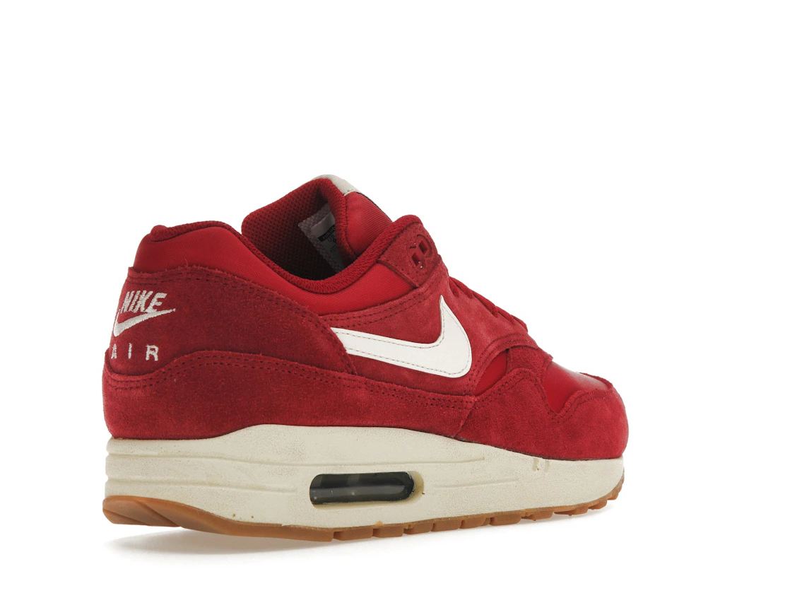 Vue 32 de Nike Air Max 1 Gym Red Sail