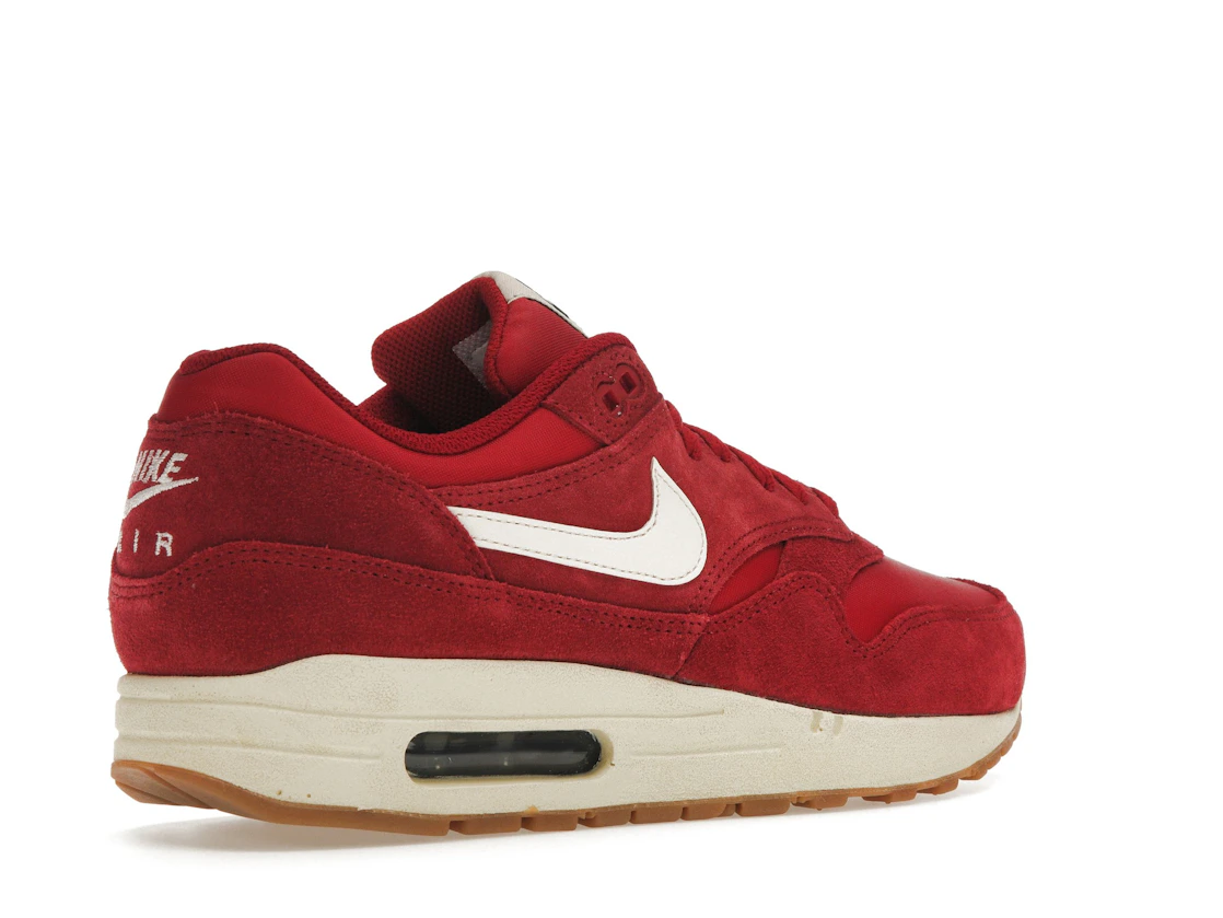 Vue 33 de Nike Air Max 1 Gym Red Sail