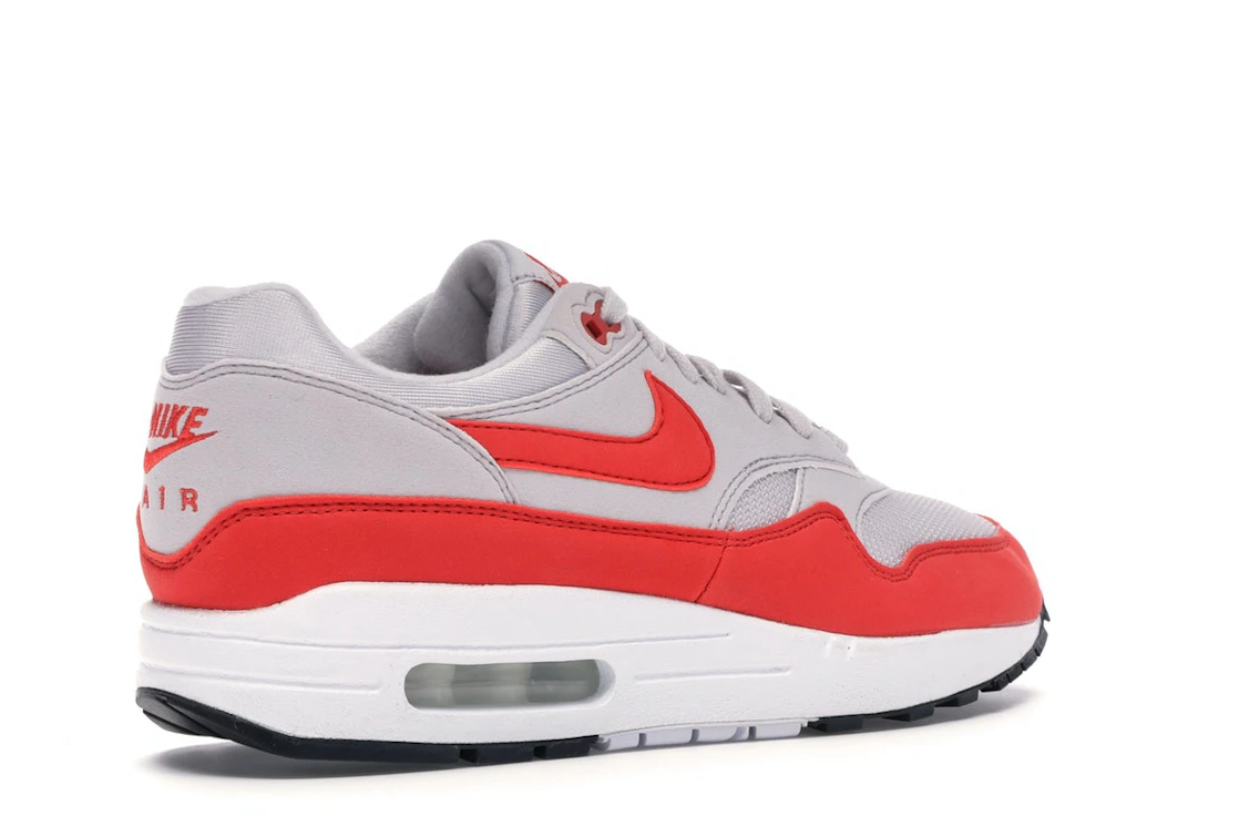 Vue 33 de Nike Air Max 1 Habanero Red 