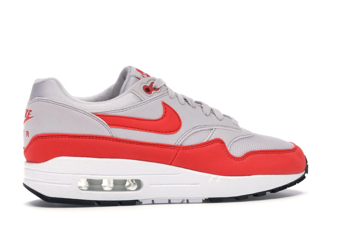 Vue 35 de Nike Air Max 1 Habanero Red 