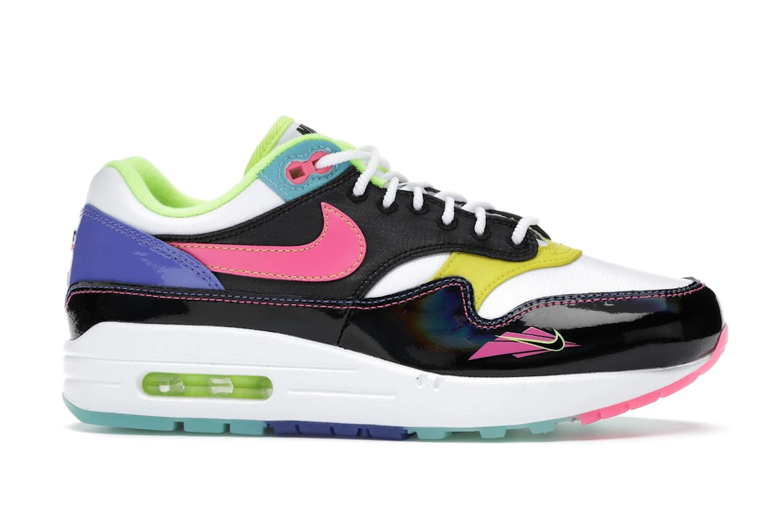 Vue 2 de Nike Air Max 1 Hyper Pink