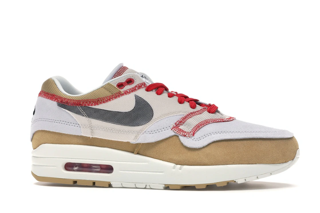 Vue 2 de Nike Air Max 1 Inside Out Club Gold Black