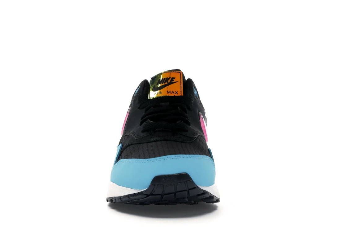 Vue 10 de Nike Air Max 1 Jelly Swoosh Black Fuchsia Blue Fury