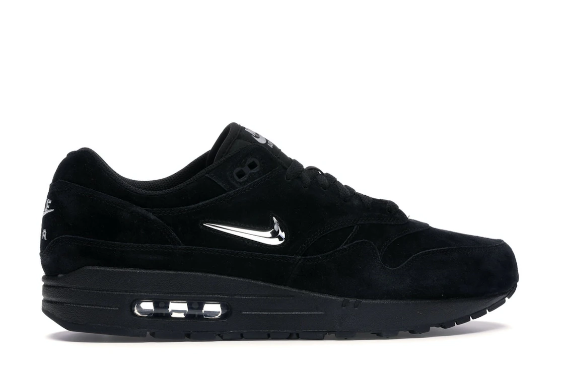 Vue 36 de Nike Air Max 1 Jewel Black Chrome