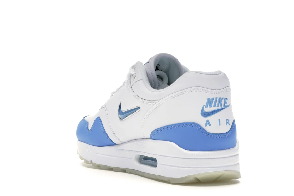 Vue 25 de Nike Air Max 1 Jewel University Blue
