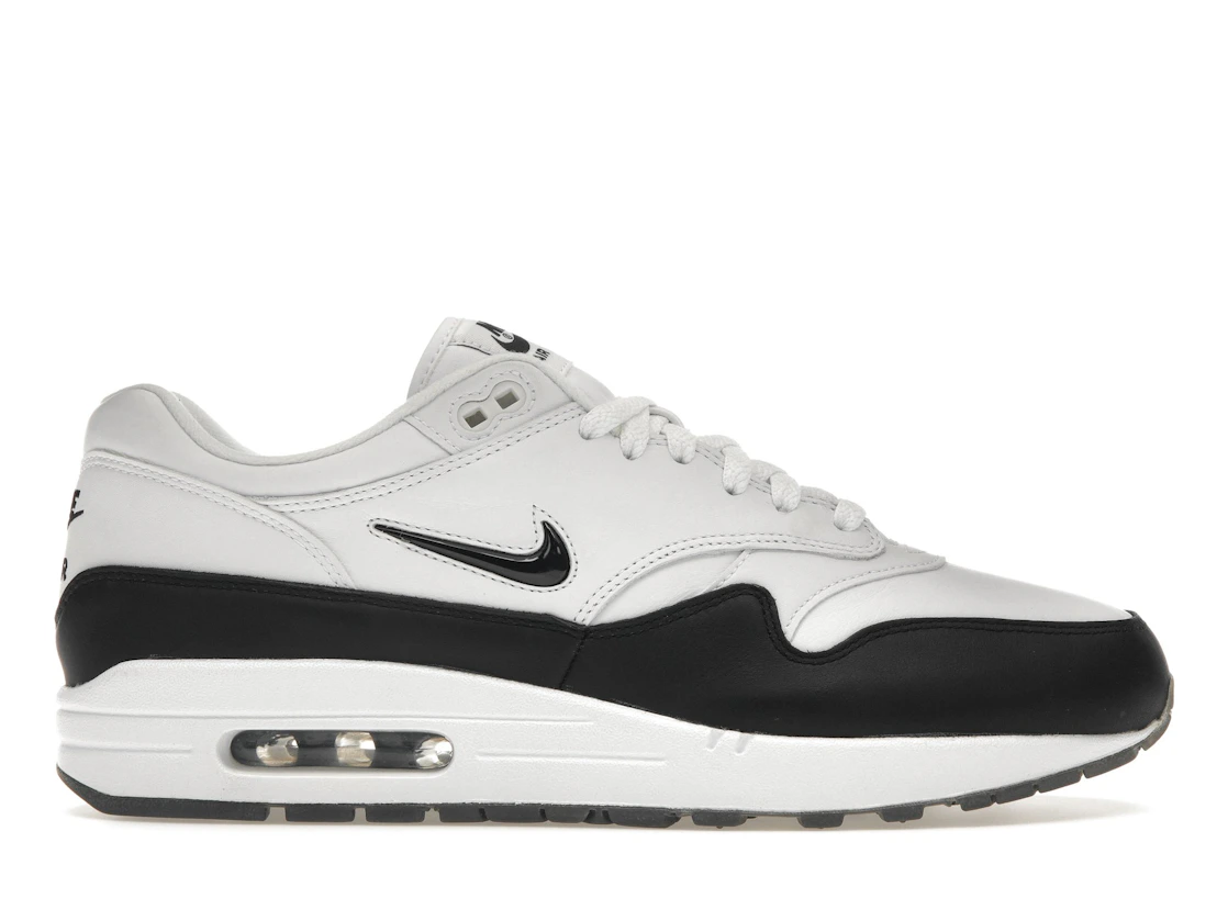 Vue 1 de Nike Air Max 1 Jewel White Black (2017)