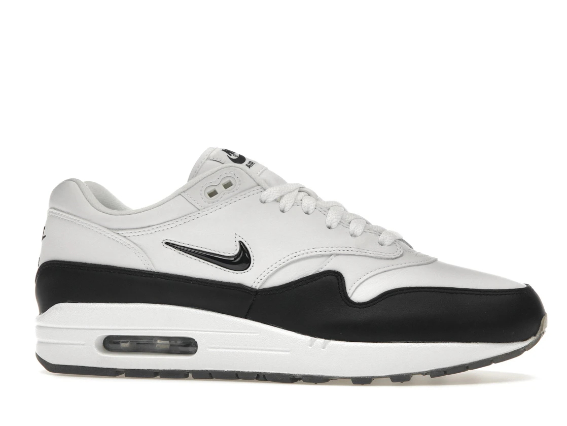 Vue 2 de Nike Air Max 1 Jewel White Black (2017)