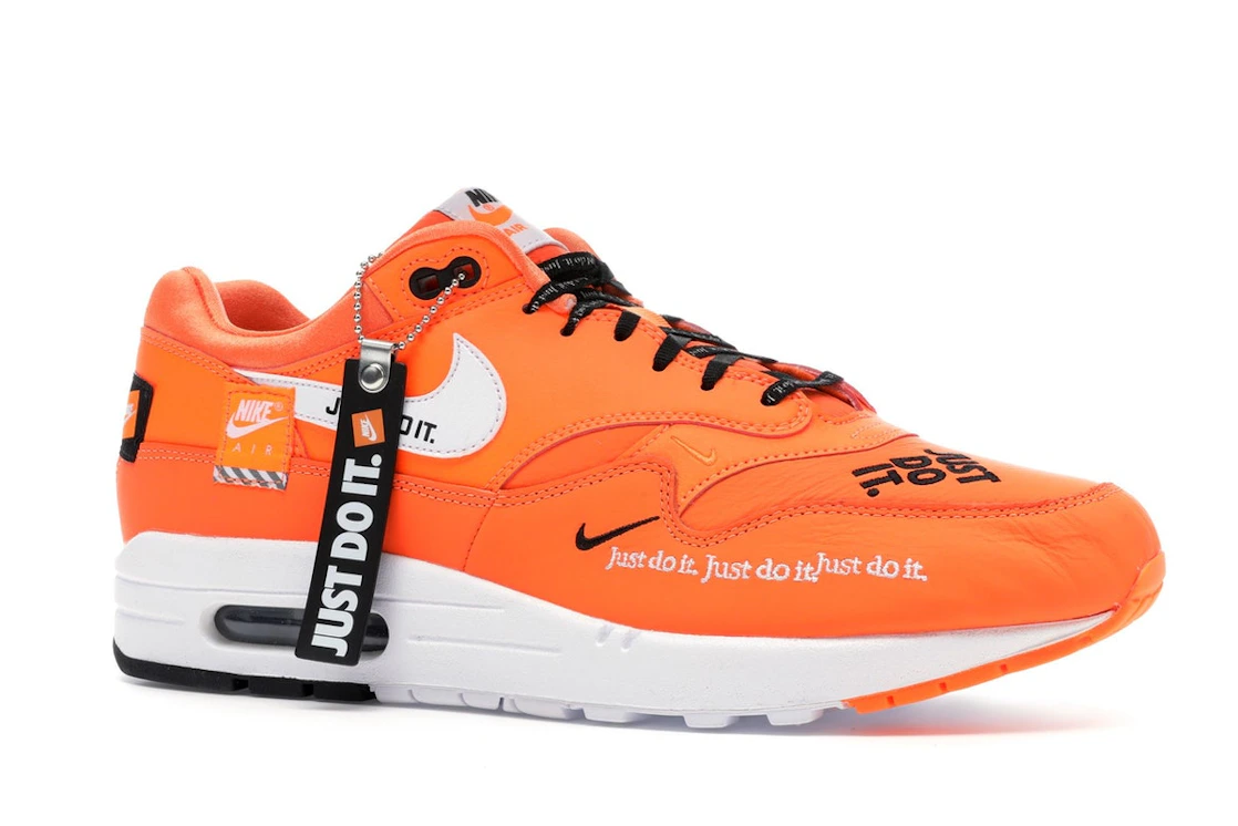 Vue 4 de Nike Air Max 1 Just Do It Orange 