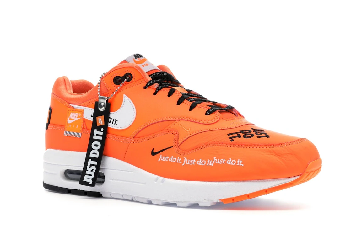 Vue 5 de Nike Air Max 1 Just Do It Orange 