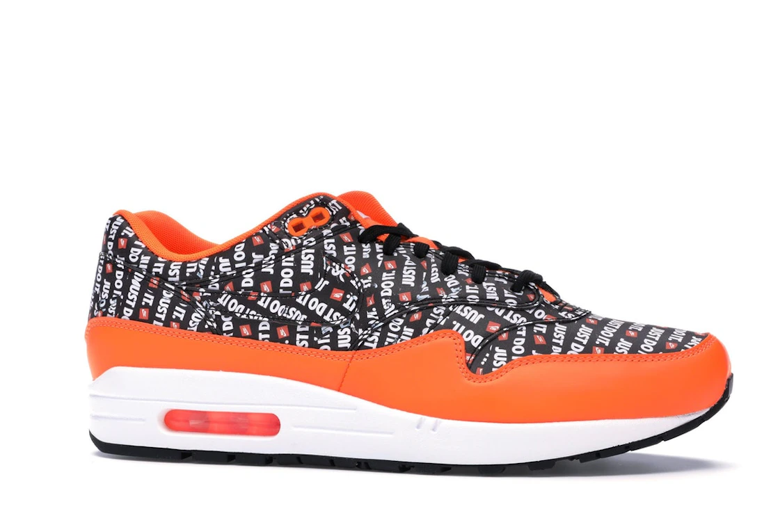 Vue 3 de Nike Air Max 1 Just Do It Pack Black Orange