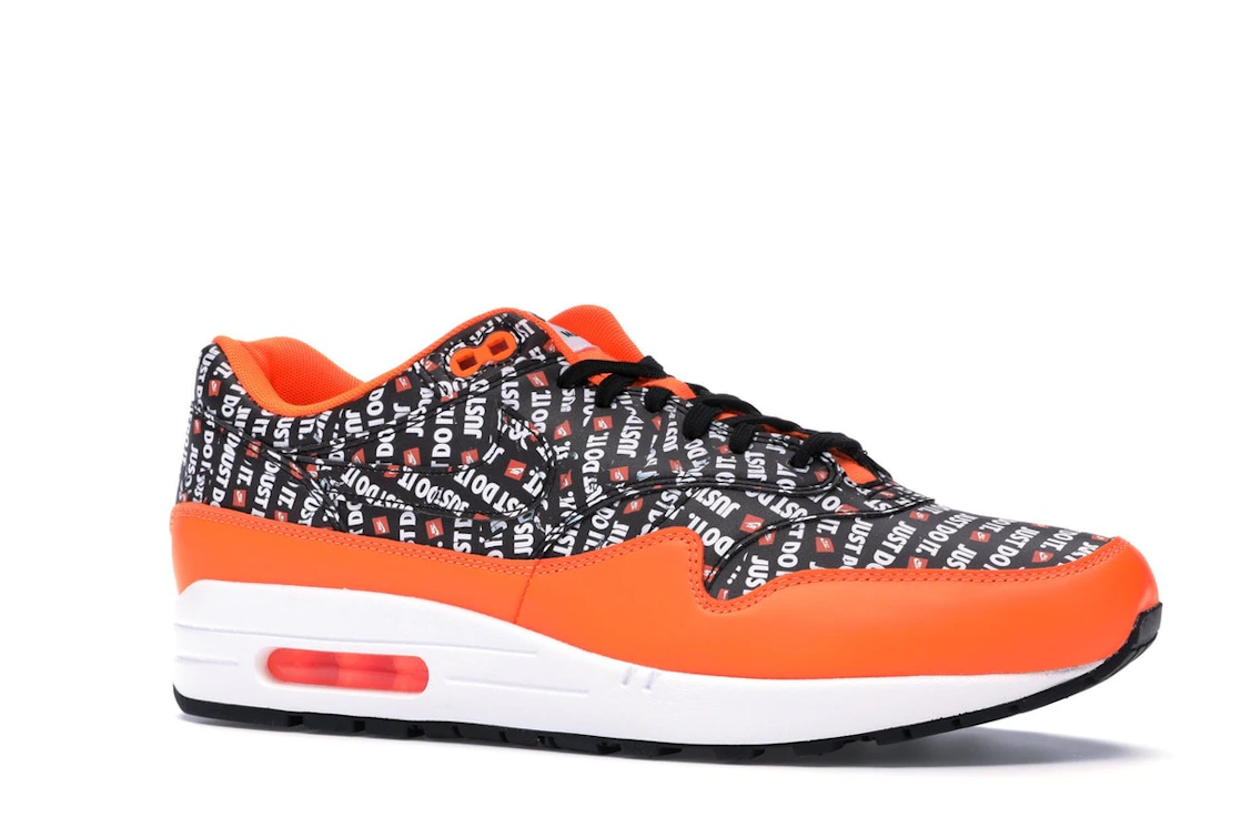 Vue 4 de Nike Air Max 1 Just Do It Pack Black Orange