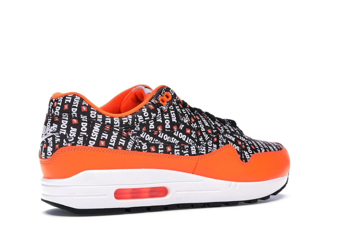 Vue 34 de Nike Air Max 1 Just Do It Pack Black Orange