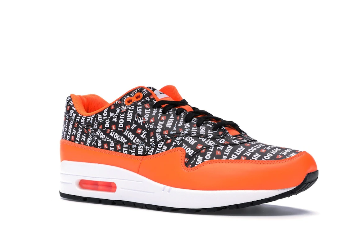 Vue 5 de Nike Air Max 1 Just Do It Pack Black Orange