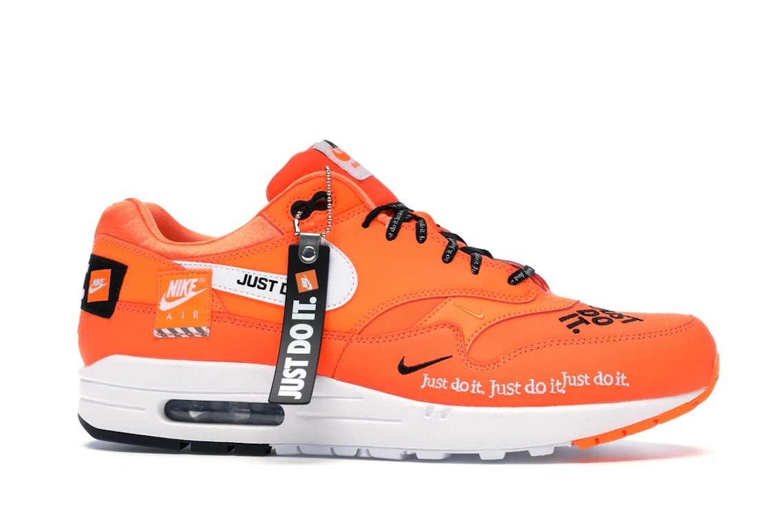 Vue 2 de Nike Air Max 1 Just Do It Pack Orange