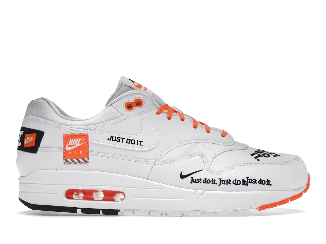 Vue 1 de Nike Air Max 1 Just Do It Pack White