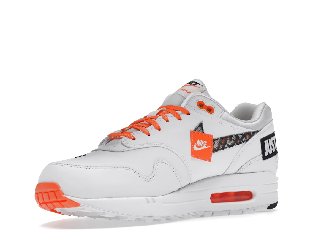 Vue 15 de Nike Air Max 1 Just Do It Pack White