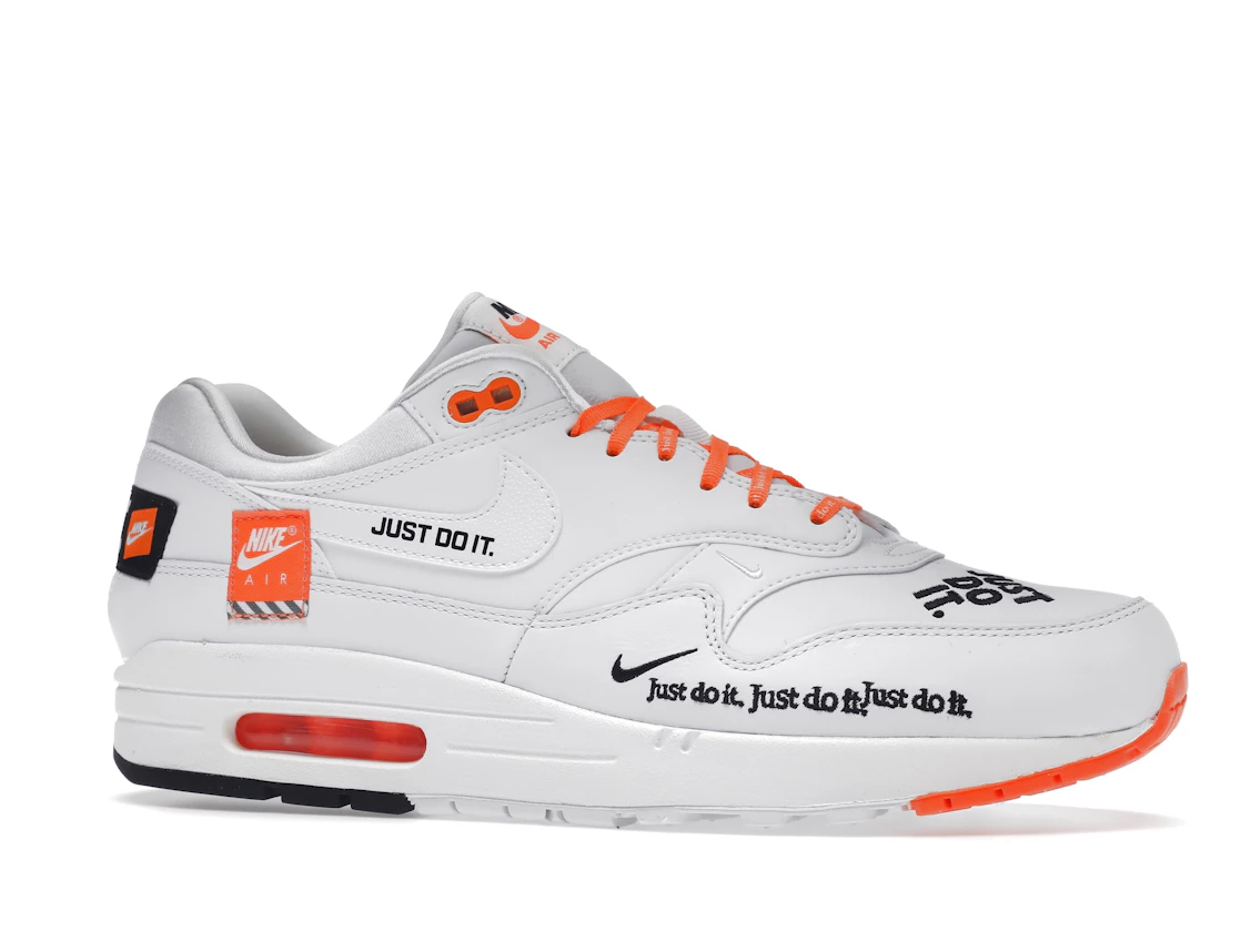 Vue 3 de Nike Air Max 1 Just Do It Pack White