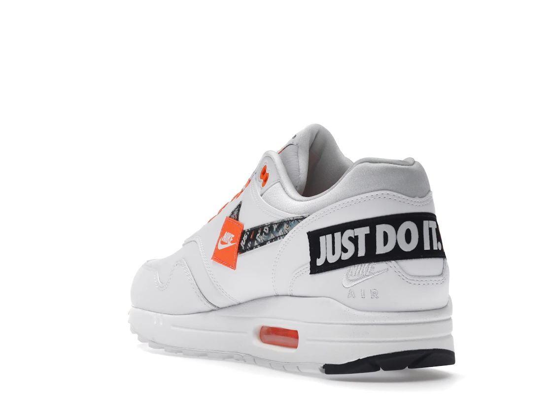 Vue 25 de Nike Air Max 1 Just Do It Pack White