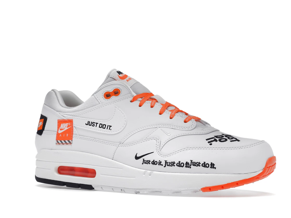 Vue 4 de Nike Air Max 1 Just Do It Pack White