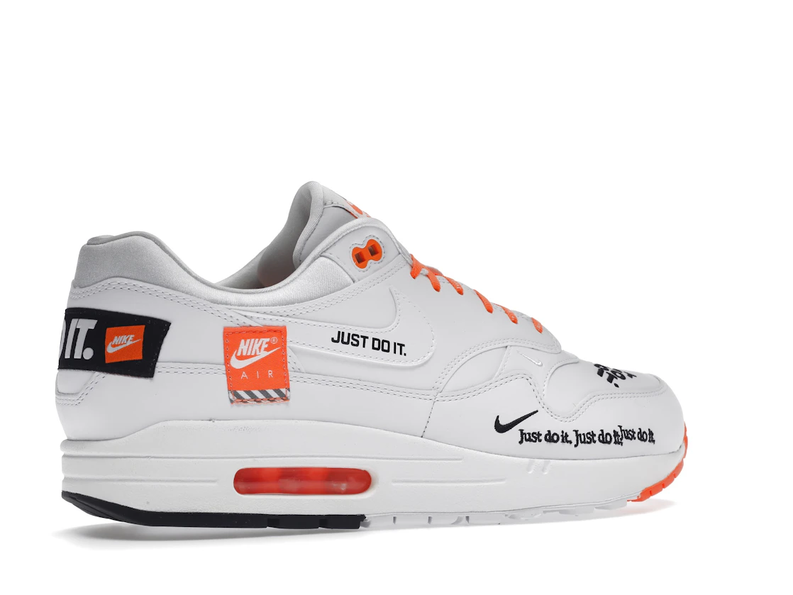 Vue 34 de Nike Air Max 1 Just Do It Pack White
