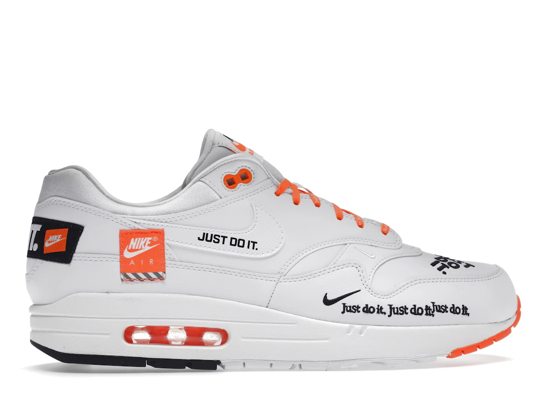 Vue 36 de Nike Air Max 1 Just Do It Pack White