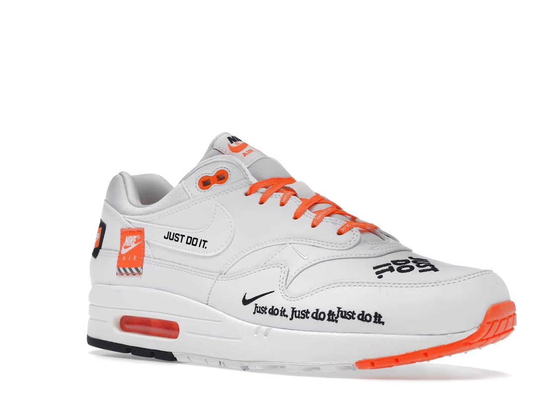 Vue 5 de Nike Air Max 1 Just Do It Pack White