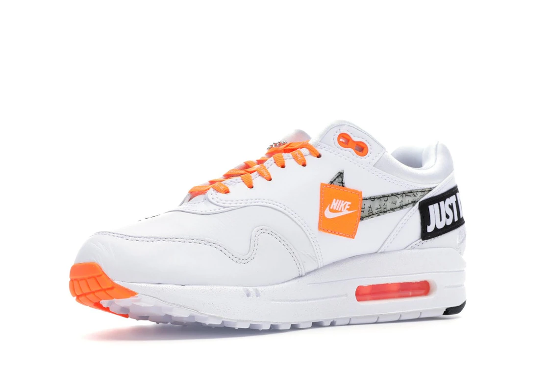 Vue 16 de Nike Air Max 1 Just Do It White 