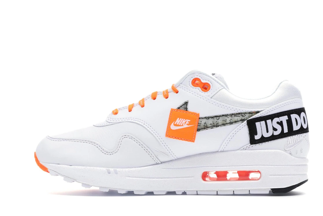 Vue 20 de Nike Air Max 1 Just Do It White 