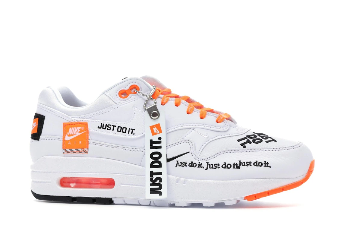 Vue 3 de Nike Air Max 1 Just Do It White 