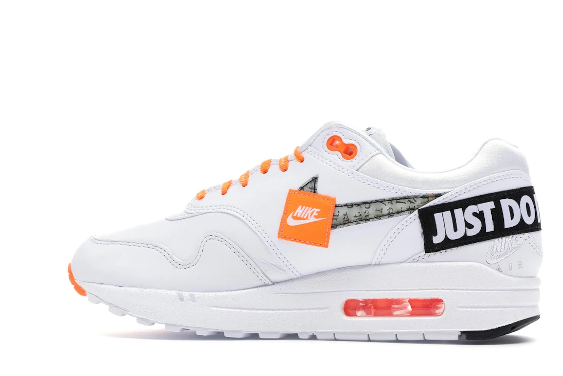 Vue 21 de Nike Air Max 1 Just Do It White 