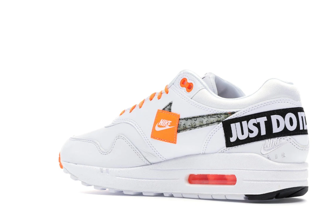 Vue 23 de Nike Air Max 1 Just Do It White 