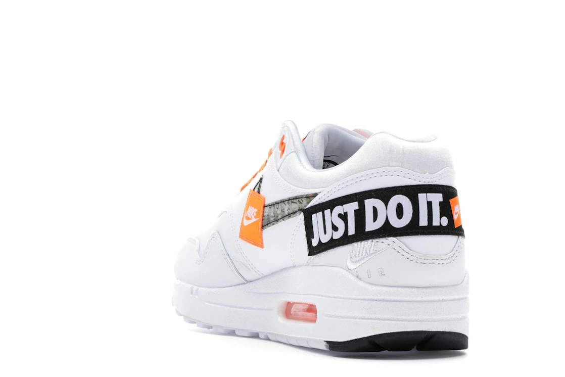 Vue 26 de Nike Air Max 1 Just Do It White 