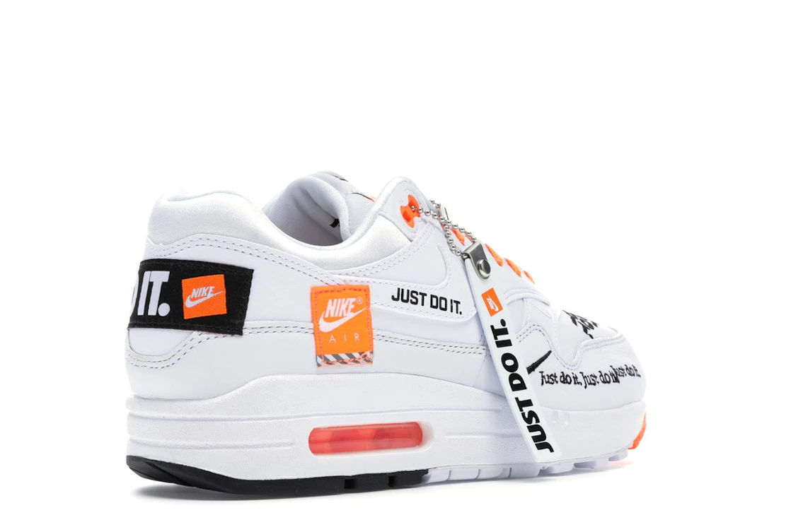 Vue 33 de Nike Air Max 1 Just Do It White 
