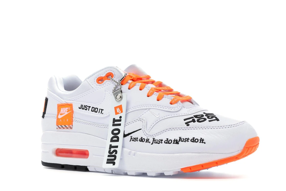 Vue 5 de Nike Air Max 1 Just Do It White 