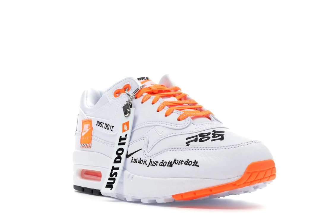 Vue 7 de Nike Air Max 1 Just Do It White 