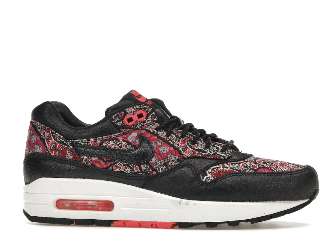 Vue 2 de Nike Air Max 1 Liberty Black Paisley 