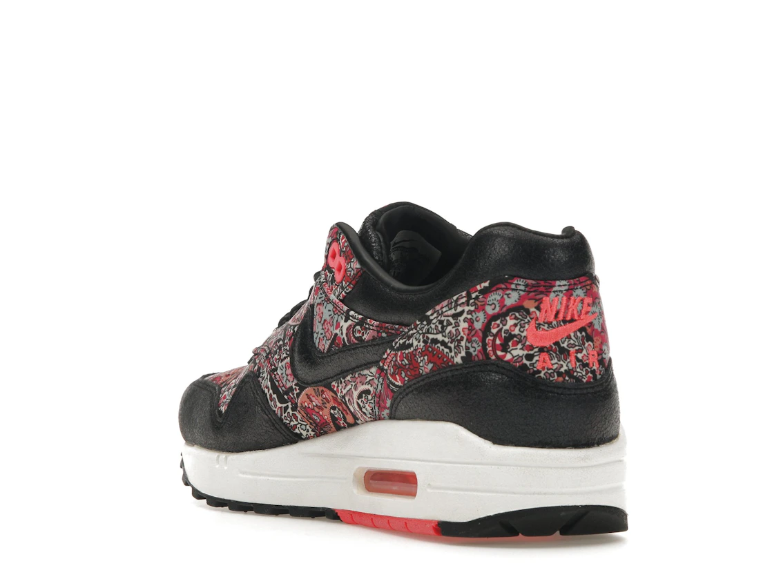 Vue 25 de Nike Air Max 1 Liberty Black Paisley 