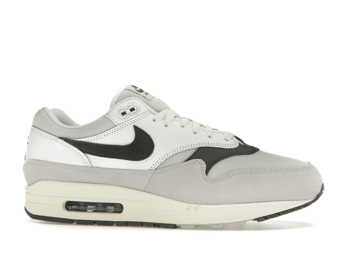 Vue 2 de Nike Air Max 1 Light Bone Iron Grey